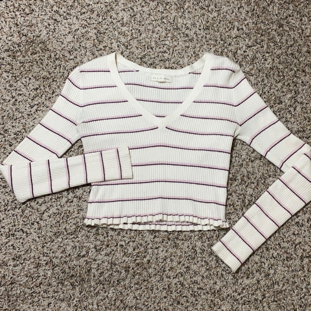 Stripped crop top
